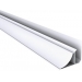 Meia Cana Pvc Moldurada Branco Neve